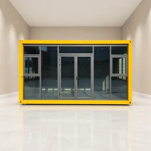 Economic Detachable 20ft Prefab Container House for Temporary Site Office and Worker Housing Houses to Live in