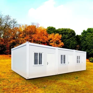 Economic Movable Modern Office Building 40ft Flat Pack Container House Modular Prefabricated Steel Sandwich Panel House