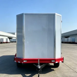 Enclosed Cargo Trailer Single Dual Axle Custom Size Dry Van Box Trailer for Secure Cargo Transportation