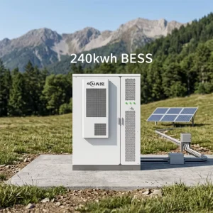 Energy Storage Cabinet 240kWh 125kW 99% Efficiency Grid Forming Off Grid Capability for Industrial Facilities