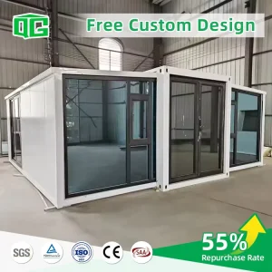 Europe Ready Waterproof 20 40 Ft Prefabricated Expandable Container House Modern Tiny House Modular Home with Terrace Resort