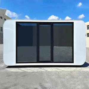 European Green Prefabricated Capsule Hotel Room Sleeping Apple Pod Cabin Bedroom Container House Eco-Friendly Steel Structure