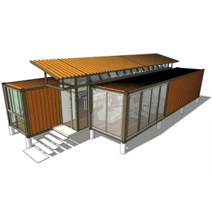 European Movable Breathable Steel Sandwich Panel Modern Design Container House Detachable Warehouse Prefab Houses Luxury 1 Year