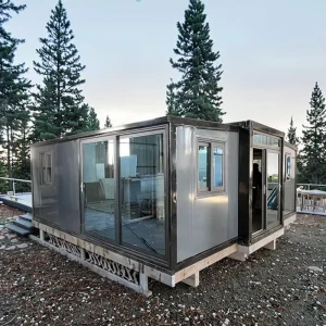 Expandable 2-Bedroom Small Prefab Mobile Home