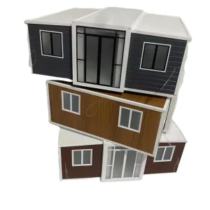Expandable 20/40ft Folding Prefabricated Container House with Insulated Modern Design Fast Build & Extendable Features
