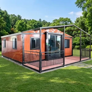 Expandable 20ft Container House Self Contained Sunroom Prefab Pod Tiny House Kit Guest House Granny Flat Office Building Bedroom