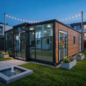 Expandable Container Home 20ft 40f Modular Expandable Home for Backyard Living ADU Eco-Friendly Prefabricated Container House
