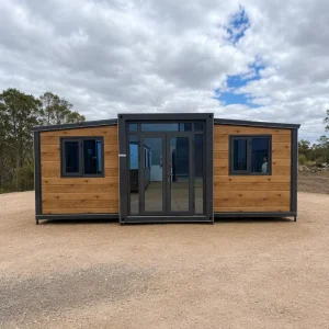 Expandable Container Home Folding Steel Frame Prefab Building Mobile Living Space Luxury Residential Solution Easy Installation