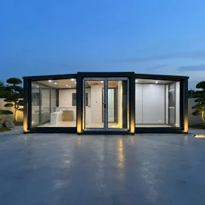 Expandable Container Home with Heavy Duty Steel Structure Modern Module House for Outdoor Living