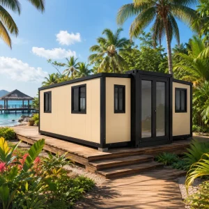 Expandable Container House 2 Bedroom 20ft 40ft Modular Prefab Home Manufacturer Price