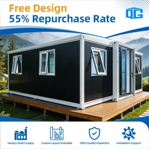 Expandable Container House 20Ft 40Ft Luxury Villa Prefabricated House Modular Home 2 3 4 5 Bedroom Ready to Move in