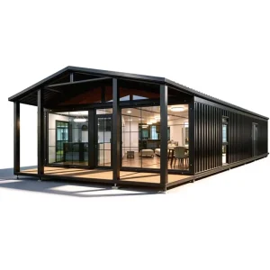 Expandable Container House 20ft 40ft Foldable Prefab Mobile Home Heavy duty Frame Double Waterproof for Office Living