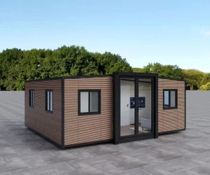 Expandable Container House 20ft 40ft Mobile Tiny House, 3-4 Bedroom Folding Prefabricated Home for Outdoor
