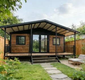 Expandable Container House Modular Home Windproof Durable Waterproof Office Building Mall Portable Shop