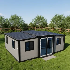 Expandable Container House Modular House Sala De Expansion De Doble Ala Movable Expandable Container House