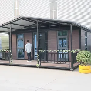 Expandable Container House Modular Prefab Office & Living Space 20ft 40ft Hurricane Proof Soundproof Insulated