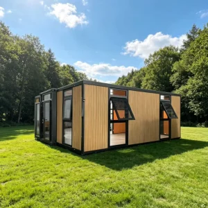 Expandable Container House Prefab Living Solutions Waterproof Insulated Office Apartment Hotel Tiny Home 25 Years Life Span