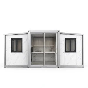 Expandable Container House Prefabricated Modular Home Steel Frame for Office Shop Camping