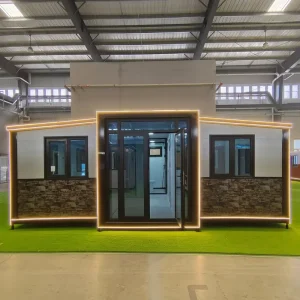Expandable Container House Prefabricated Modular Steel Structure Sandwich Panel 20Ft 40Ft Portable Living Home Modern