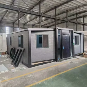 Expandable Container Mobile Prefab Luxury 20FT 40FT Foldable 3 Bedroom House