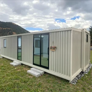 Expandable Container Office Prefabricated Villa Homes With Sandwich Panel