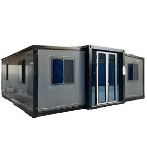 Expandable Contemporary Steel Structure Container House Modular Waterproof Prefabricated Mobile Home with 2 Bedrooms