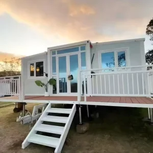 Expandable Foldable Prefabricated Activity House Office Container House for Construction Site Living Use Customizable Food-Grade