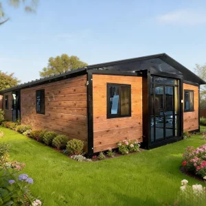 Expandable Folding Container House 20/40ft Luxury Flat Top Mobile Foldable Low Cost Portable Tiny Home Modern Design Insulated