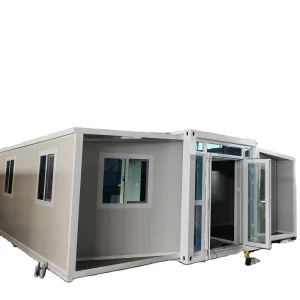 Expandable Folding Portable Modular Office Container House 2-3 Bedroom Tiny Prefab Mobile Steel Sandwich Panel 7