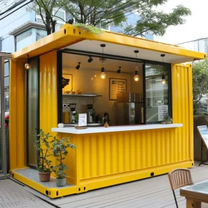 Expandable Folding Waterproof Container Bar Coffee Shop Kitchen 10ft 20ft Modular Movable Convenience Store House