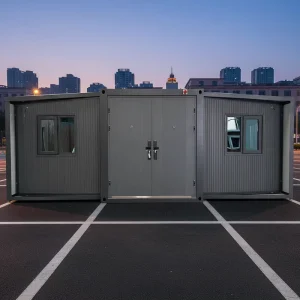 Expandable Lightweight Steel Structure Container House Customizable Modular Home Modern Villa Supermarket Post Disaster