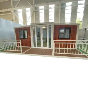 Expandable Modular Prefab Folding Shipping Container House 20ft 40ft Steel Home Luxury Modern Hurricane Living Room Kitchen