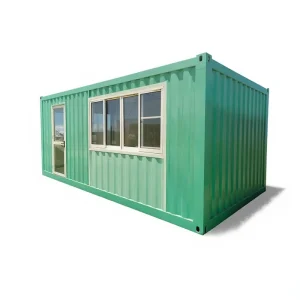 Expandable Portable Container House with 1 Bedroom Bathroom Kitchen, Modern Prefabricated Houses for Hotel Office