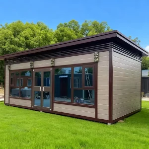Expandable Prefab Eco-Friendly Solar-Powered Light Steel Frame Container House Mobile Home Office Kitchen Bedroom Dormitories