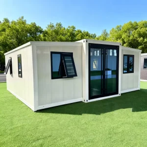 Expandable Prefab Light Steel Container House Mobile Home Office Kitchen Bedroom Dormitories Building Waterproof Solar Powered