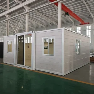 Expandable Prefab Modular Container Homes Plumbing Electrical Kitchen Shower Toilet Waterproof Fire Resistant Easy Installation
