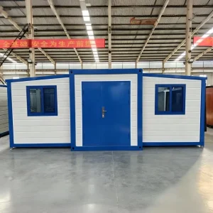 Expandable Prefabricated Container House Modular Building for Overseas Engineering Camp Worker Accommodation Project