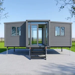 Expandable Prefabricated Modular Housing Foldable Steel Sandwich Panel Container House 20ft 40ft Container Houses 3 Rooms