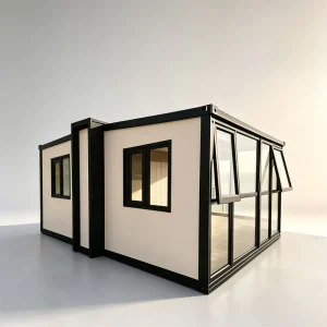 Expandable Shipping Container House 40ft Modular Home with Custom Layout Design for Residential Projects and OEM Supply