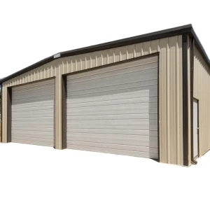 Expandable Steel Container Garage Custom Size Car Shed with Sliding Gate Outdoor Storage Building for SUV Pickup & Motorcycle