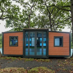 Expandable Steel Container House 2 Bedroom Prefab Portable Outdoor 20ft 40ft Luxury Modern Design