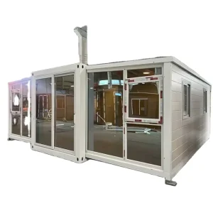 Expandable Waterproof Prefab Light Steel Container House Eco-Friendly Solar Powered Warranty Mobile Home Office Kitchen