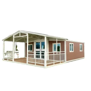 Expandable Waterproof Prefab Light Steel Container House Steel Frame Mobile Home Office Shop Kitchen Bedroom Dormitories