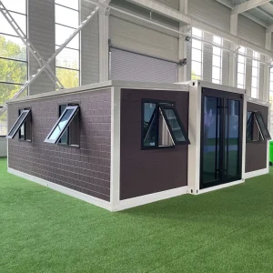 Expandable Waterproof Windproof Mobile Foldable Container House with Bedroom and Customizable Colors