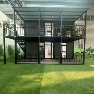 Expansion Double Wing Prefab House for Shipping Flexible Space Layout Simple Assembly Suitable for Small Villas Hotels Homestays