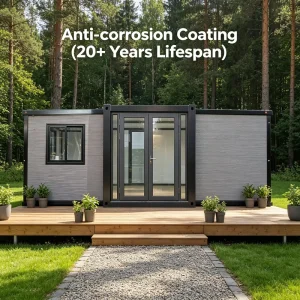 Expansion Modular Mining Labor Camp Dormitory 20ft 40ft Double Wing Expandable Container House for Site Office