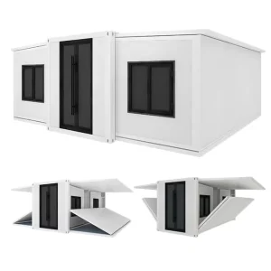 Extendable Container House 2 3 4 5 Bedroom Mobile Home 40Ft Expandable Container House Luxury Prefab Modular House Folding Home