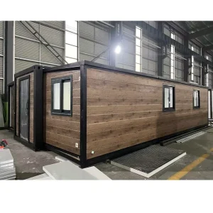 Extendable Luxury 20 ft 40ft 4 Bedroom Foldable Container Homes Modern Design Steel Structure Office Building Mall House