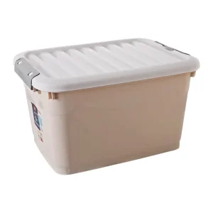 Extra Large Eco-Friendly Durable Blue Space Storage Box with Large Capacity for Bathroom & Garage Portable Plastic Container