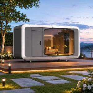 F16 Prefabricated Capsule House Modular Light Steel Prefab Mobile Cabin for Apartment Hotel Home Office Container
